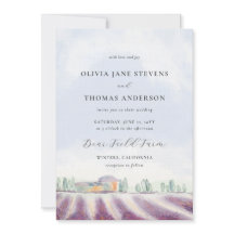 Elegante Lila Hochzeit im Lavenderfeld