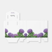 Elegante Lila Hydrangea Wedding Geschenkschachtel (Ungefaltet)