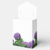 Elegante Lila Hydrangea Wedding Geschenkschachtel (Geöffnet)