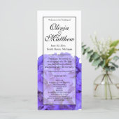 Elegante lila Hydrangeas (Stehend Vorderseite)