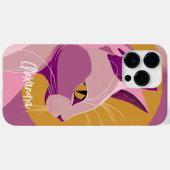 Elegante Lila Katzen Print Case-Mate iPhone Hülle (Rückseite (Horizontal))