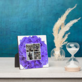 Elegante lila Lava lilac blühende Hydrangeas Fotoplatte (InSitu)