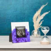 Elegante lila Lava lilac blühende Hydrangeas Fotoplatte (InSitu)