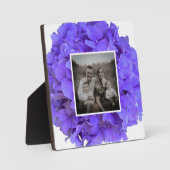 Elegante lila Lava lilac blühende Hydrangeas Fotoplatte (Vorderseite)