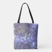 Elegante lila Lavendel Hydrangeas Tasche (Rückseite)