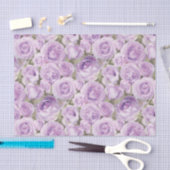 Elegante Lila Lavendel-Rose Entdeckungsreise Seidenpapier (Handwerk)