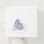 Elegante lila Liebe Geschenkanhänger (Beispiel)