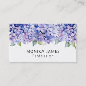 Elegante Lila Lilacs Beruflich Visitenkarte (Vorderseite)