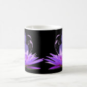 Elegante Lila Lotus Blume Meditation Kaffeetasse (Mittel)