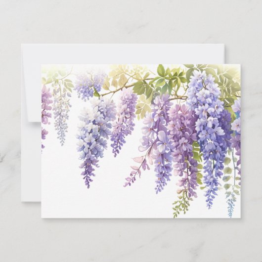 Elegante lila Magenta Wine Bar Dankeskarte (Rückseite)