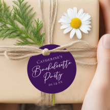 Elegante lila minimalistische Henparty