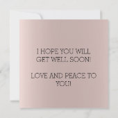 Elegante, Lila, moderne Blumenpracht - Wohlfühl-Ka (Rückseite)