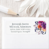 Elegante Lila Orange Hochzeit (Insitu)