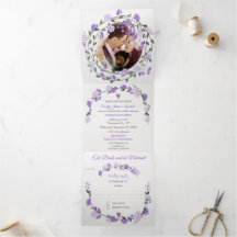 Elegante Lila Peony Floral Wedding