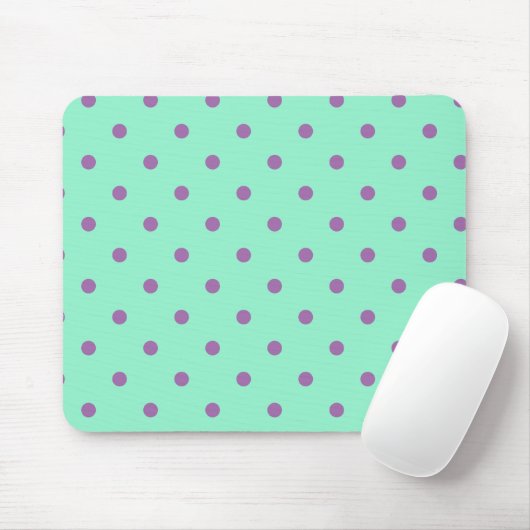 elegante lila Pfefferminzpolka Mousepad (Mit Mouse)