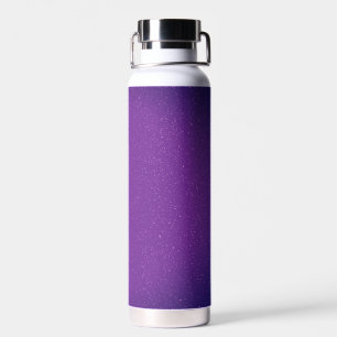 Elegante lila Rauschtextur-Wasserflasche Trinkflasche