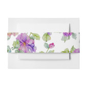 Elegante, lila rosa Aquarelltöne Einladungsbanderole (Vorderseite Beispiel)