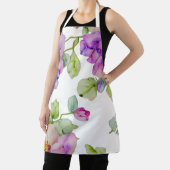 Elegante, lila rosa Aquarelltöne Schürze (InSitu)