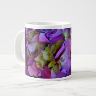Elegante, lila, rosa Magenta Blumendörfchen Jumbo-Tasse