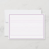 Elegante Lila Rose (Rückseite)