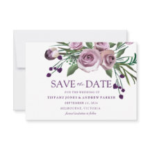 Elegante Lila Rose Blumenhochzeit