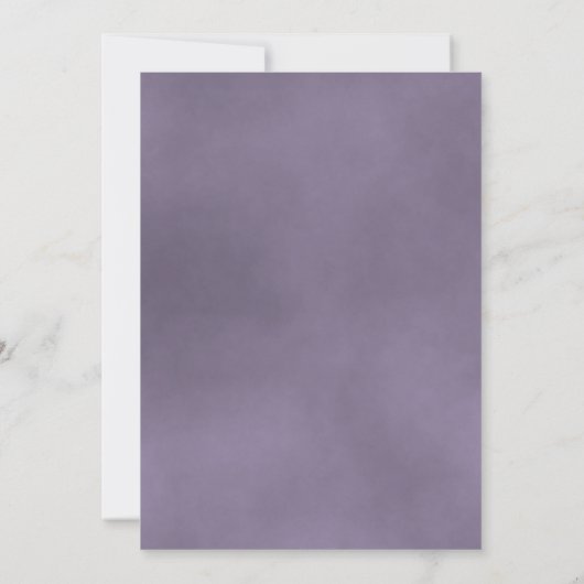 Elegante Lila Rose Moderne katholische Hochzeit Einladung (Rückseite)