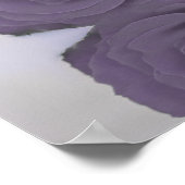 Elegante Lila Rose Stilvolle Hochzeit Willkommen Poster (Ecke)