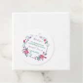 Elegante Lila Tree-Blätter Custom Wedding Geschenkanhänger (Beispiel)