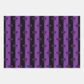 Elegante Lila und schwarze Lilie (3 Größen) Geschenkpapier Set (Vorderseite)