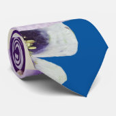 Elegante Lila und weiße Krawatte (Gerollt)