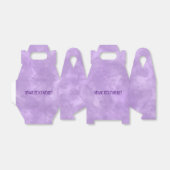 Elegante Lila Wasserfarbe Geschenkschachtel (Ungefaltet)