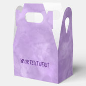 Elegante Lila Wasserfarbe Geschenkschachtel (Geöffnet)