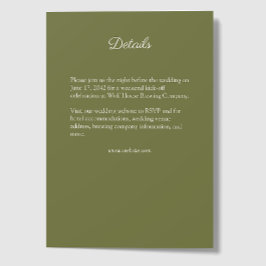 Elegante Lila Wildblume Begleitkarte