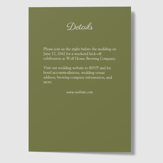 Elegante Lila Wildblume Begleitkarte