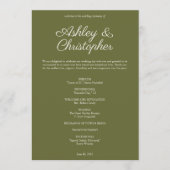 Elegante Lila Wildblume Programm (Vorderseite)