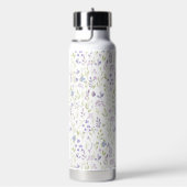 Elegante lila Wildblume Trinkflasche (rechts)
