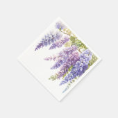 Elegante lila Wisteria lila Serviette (Ecke)