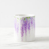 Elegante Lila Wisteria Locarno Blume Kaffeetasse (Mittel)