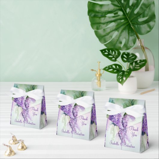 Elegante Lilac Blume Gastgeschenk Hochzeit Boxes Geschenkschachtel (Zahlreiche)