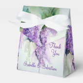Elegante Lilac Blume Gastgeschenk Hochzeit Boxes Geschenkschachtel (Vorderseite)