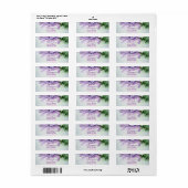 Elegante Lilac-Blume: Rückgabezeichen (Vorne)