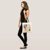 Elegante Lilac Blume Wedding Tote Bag Tragetasche (Vorderseite (Model))