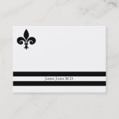 Elegante Lilie Beruflich Business Card Terminkarte (Vorderseite)