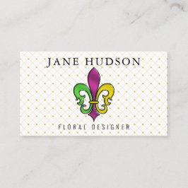 Elegante Lilie Design Business Card Visitenkarte