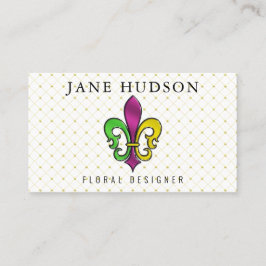Elegante Lilie Design Business Card Visitenkarte