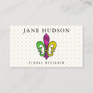 Elegante Lilie Design Business Card Visitenkarte