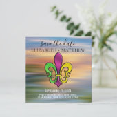 Elegante Lilie Design Einladung (Stehend Vorderseite)