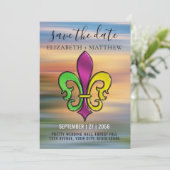 Elegante Lilie Design Einladung (Stehend Vorderseite)