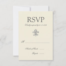Elegante Lilie Wedding RSVP