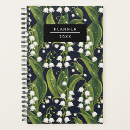 Elegante Lily of the Valley Floral Planner Planer